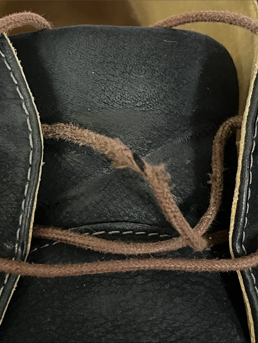 Johnston & Murphy Navy/Black Chukka Boots with Tan Accents